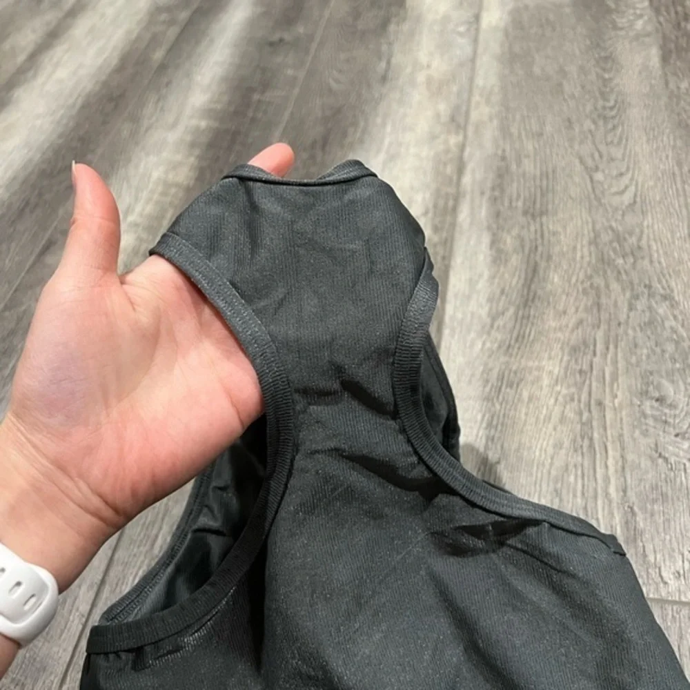 Estilosa‎ Grey Ribbed Sports Bra